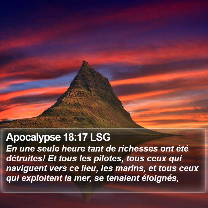 Apocalypse 18:17 LSG Bible Study