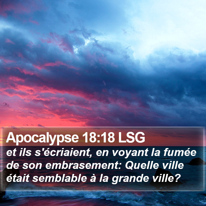 Apocalypse 18:18 LSG Bible Study