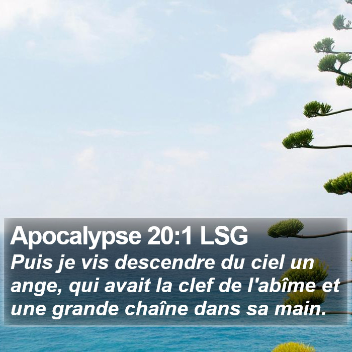 Apocalypse 20:1 LSG Bible Study