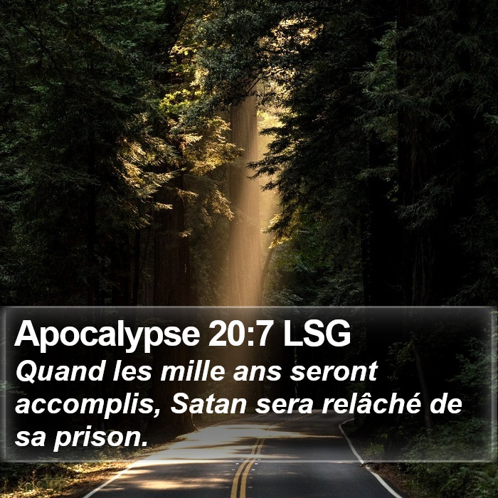 Apocalypse 20:7 LSG Bible Study