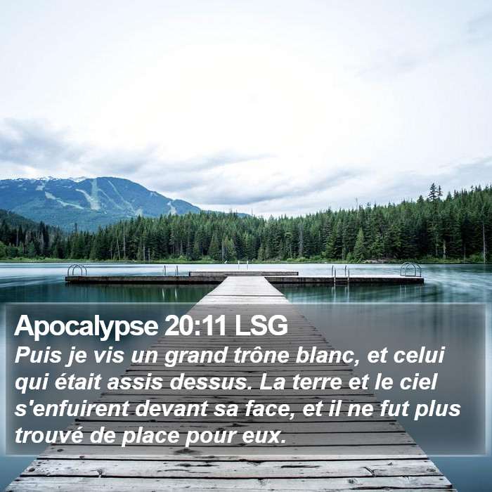 Apocalypse 20:11 LSG Bible Study