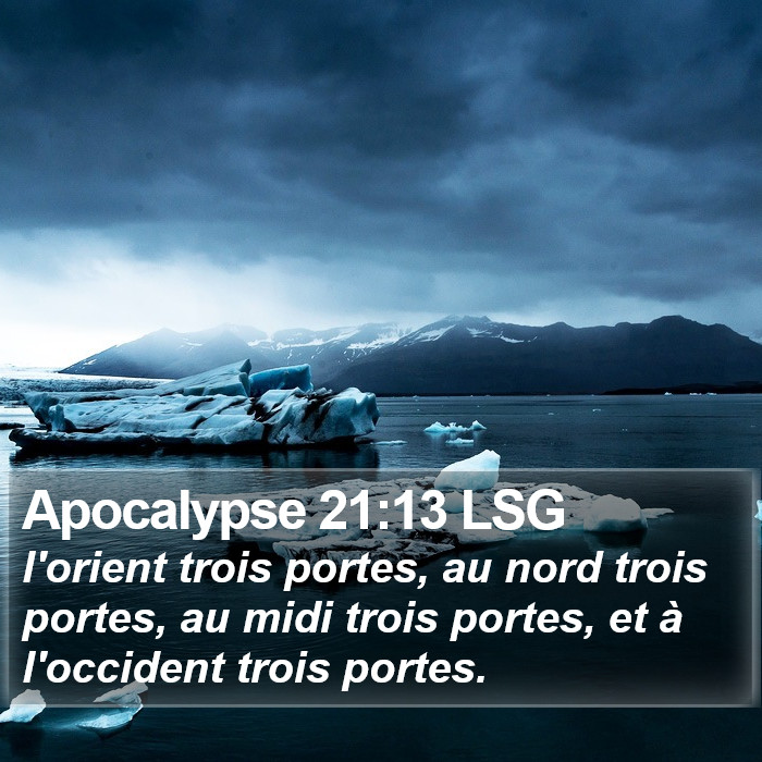 Apocalypse 21:13 LSG Bible Study