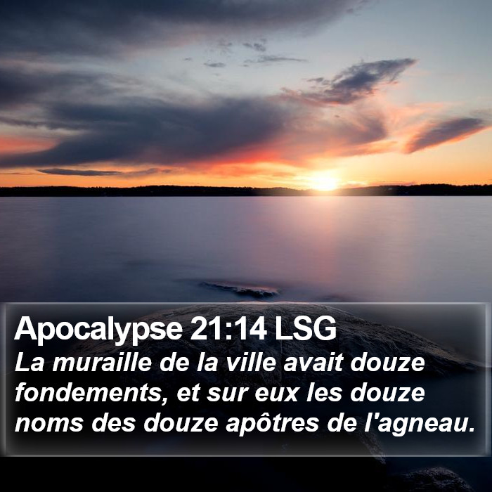Apocalypse 21:14 LSG Bible Study