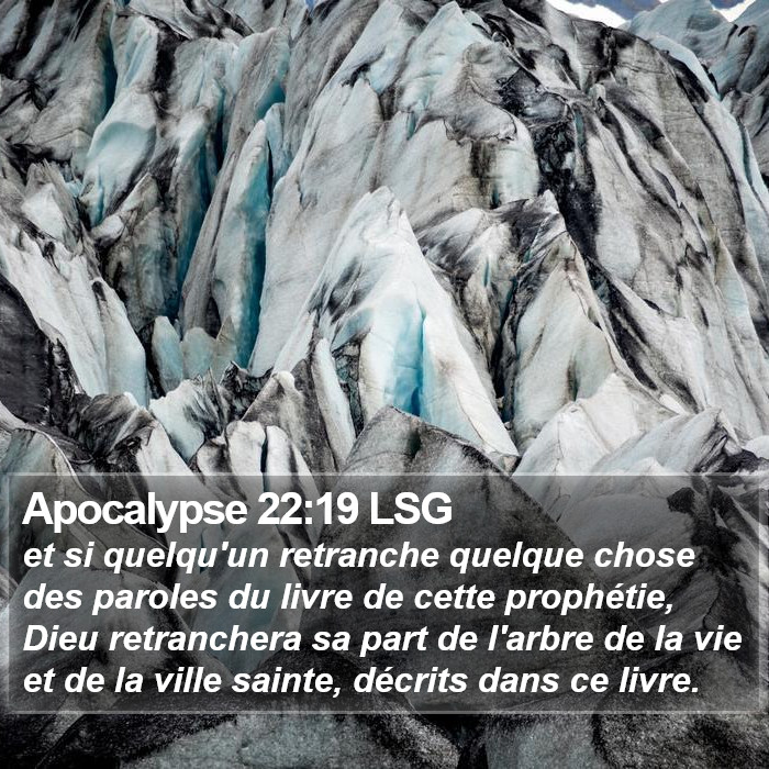 Apocalypse 22:19 LSG Bible Study