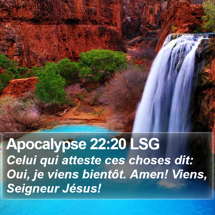 Apocalypse 22:20 LSG Bible Study