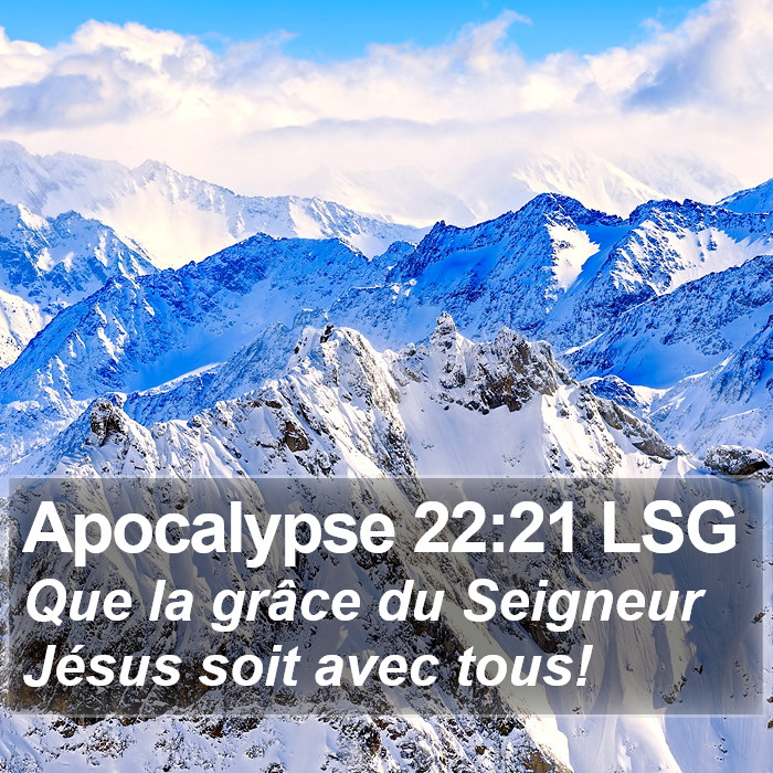 Apocalypse 22:21 LSG Bible Study